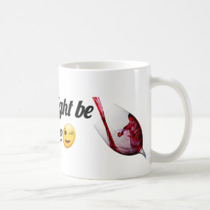 De Café Isto Pode Ser Vinho Caneca Divertida para Amante