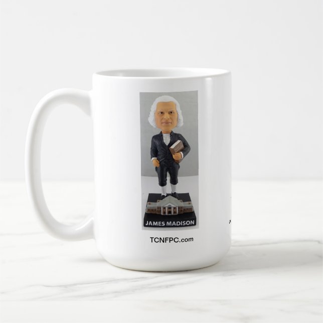 De Café James Madison Bobble a caneca principal da boneca (Esquerda)