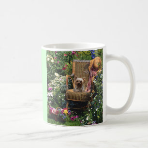 De Café Jardim da caneca do yorkshire terrier