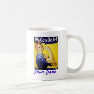 De Café Java Jane "nós podemos fazê-lo!" Caneca