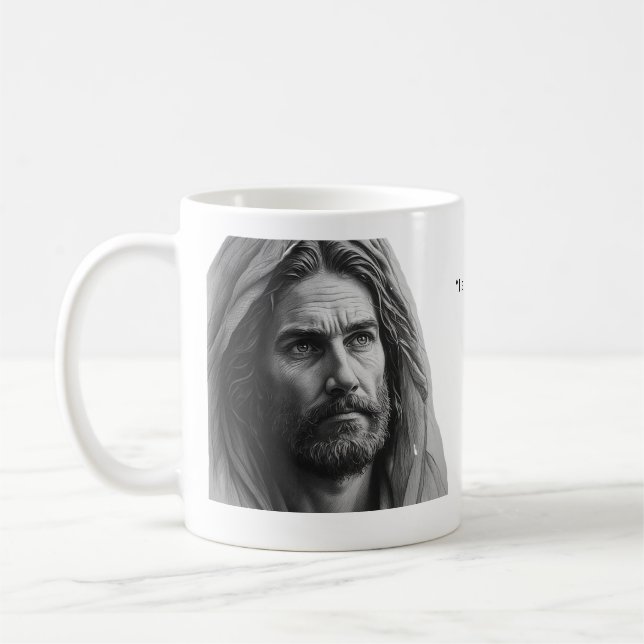 De Café Jesus eu sou o caminho... Caneca (Esquerda)