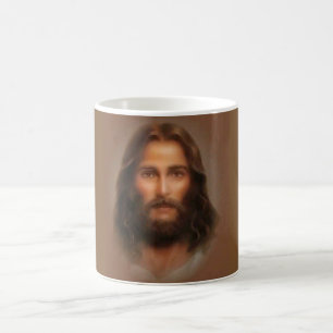 De Café Jesus o filho do branco do deus caneca branca