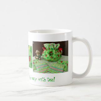 De Café Joaninhas na Trevo-Estada acolhedor com caneca do