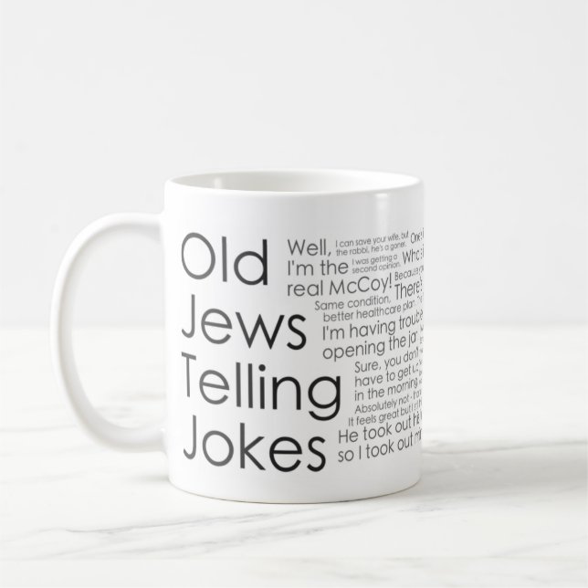 De Café Judeus idosos que dizem piadas: A caneca da piada! (Esquerda)