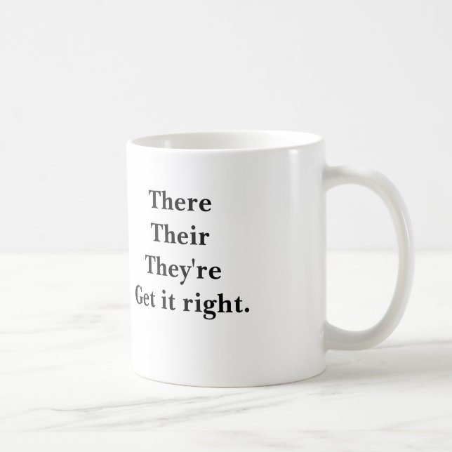 De Café Lá seu são caneca (Direita)