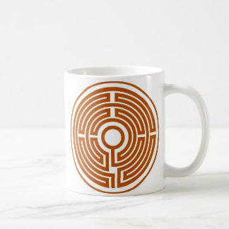 De Café Labirinto medieval da caneca pequeno