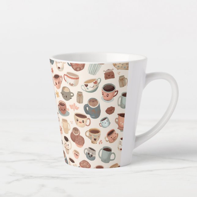 De Café Latte A caneca design (Direita)