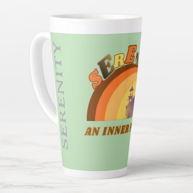 De Café Latte A Caneca Serenidade (Ângulo esquerdo)