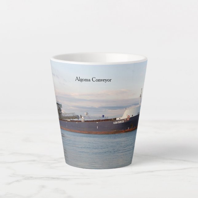 De Café Latte Algoma Conveyor - caneca latina (Frente)