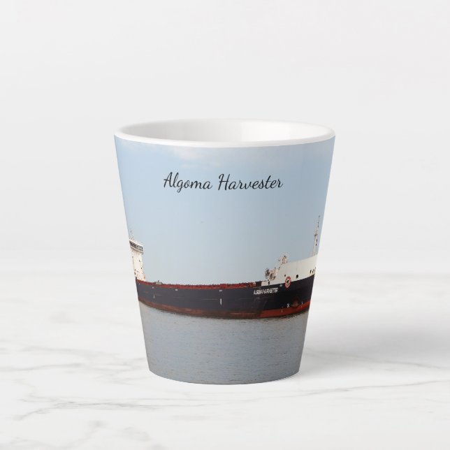 De Café Latte Algoma Harvester - caneca latina (Frente)