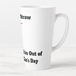 De Café Latte Aqui está uma caneca latta