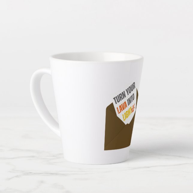 De Café Latte caneca (Ângulo esquerdo)