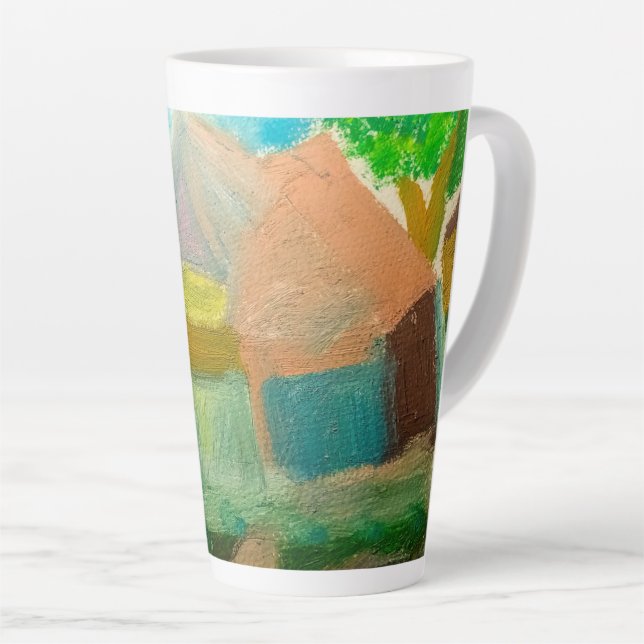 De Café Latte caneca (Ângulo direito)