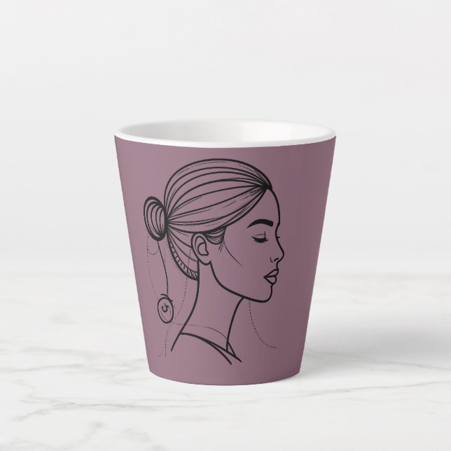 De Café Latte Caneca (Frente)