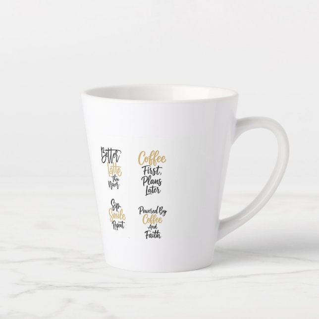 De Café Latte Caneca Coffee First (Direita)