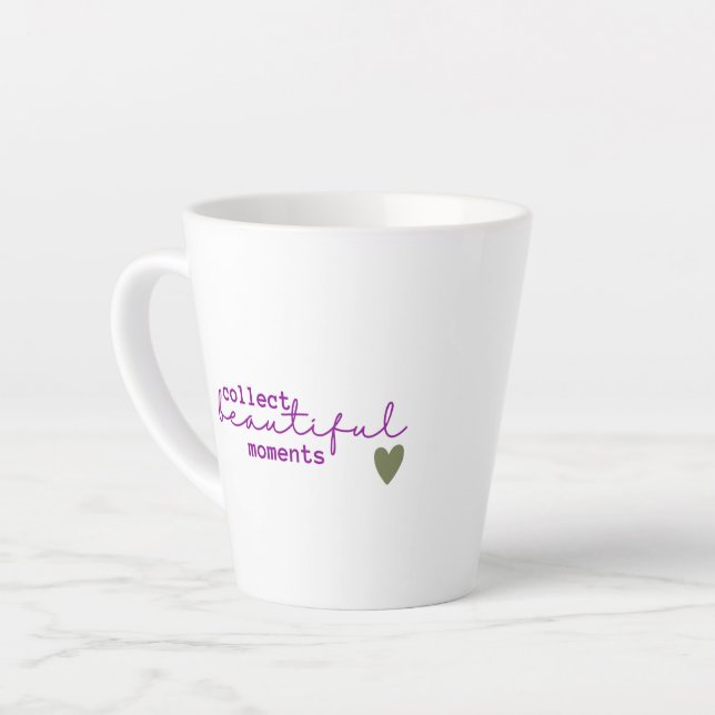 De Café Latte Caneca Coletar Momentos Lindos (Ângulo esquerdo)