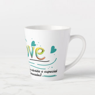 De Café Latte Caneca comemorativa, namorados