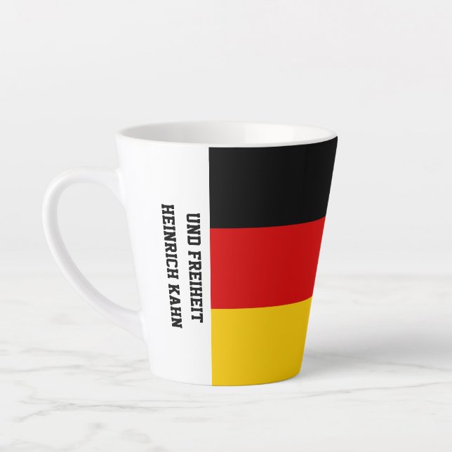 De Café Latte Caneca da Bandeira da Alemanha Unidade Justiça Lib (Esquerda)