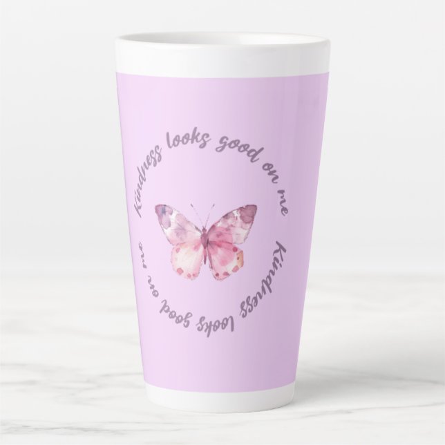 De Café Latte Caneca da Bondade “A Bondade Fica Bem em Mim” Cane (Frente)