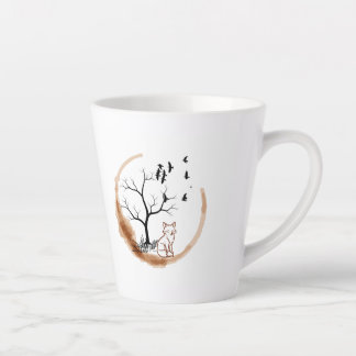 De Café Latte Caneca da Raposa do “Acidente Feliz” – Serena, Art