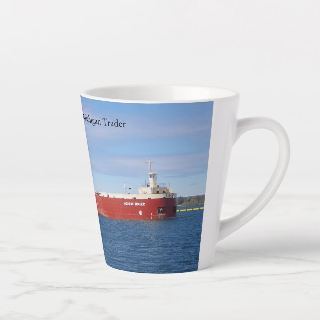 De Café Latte Caneca Dirk S. VanEnkevort & Michigan Trader (Direita)