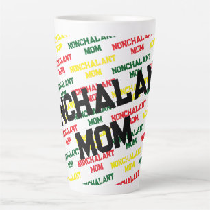 De Café Latte Caneca Divertida do Dia das Mães para Mãe Despreoc