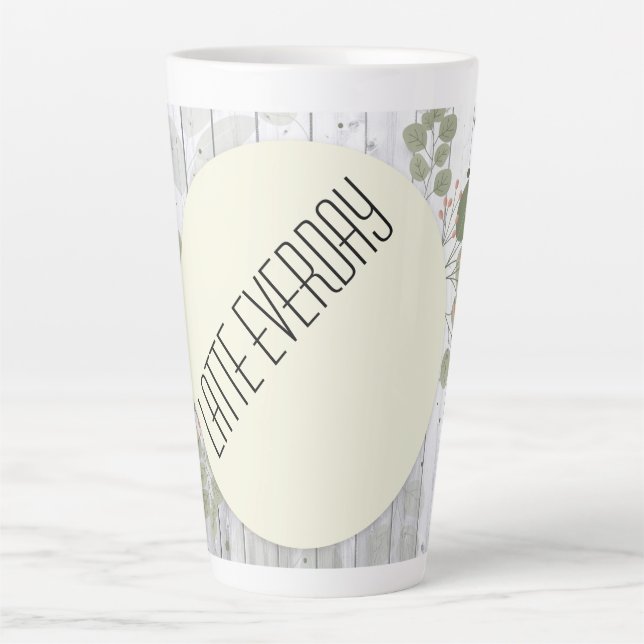 De Café Latte Caneca do dia a dia (Frente)