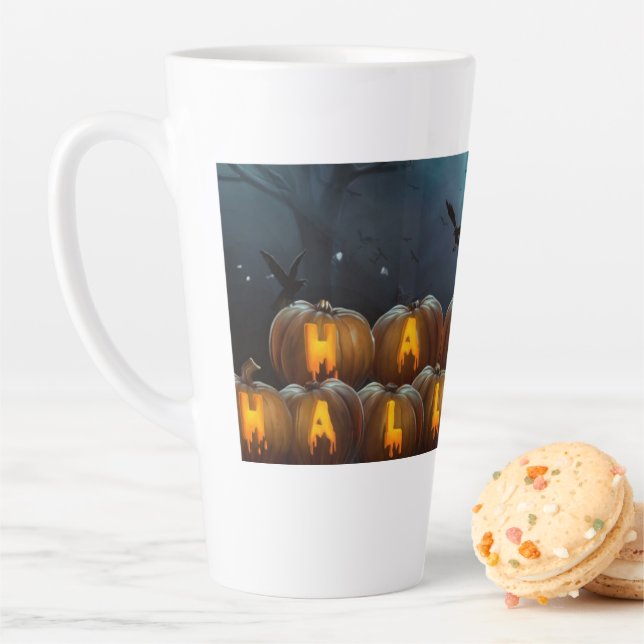 De Café Latte caneca do Halloween (In Situ)