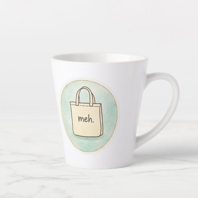 De Café Latte Caneca Engraçada Sarcástica Maluca (Direita)