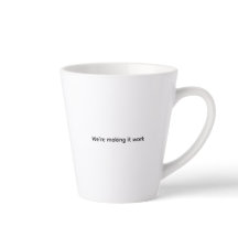 Caneca 'Estamos Fazendo Dar Certo' Quirky Heart  C