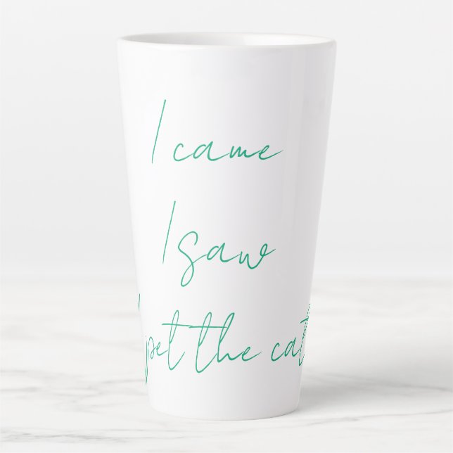 De Café Latte Caneca Gato Fofo nº4 (Frente)