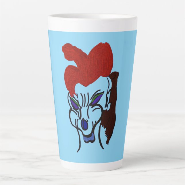 De Café Latte Caneca Grande Cão Marciano (Frente)