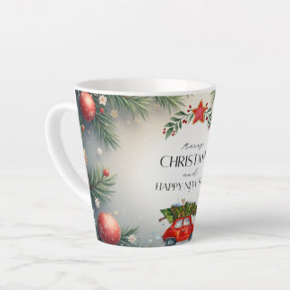 De Café Latte Caneca Gren&Red Feriado 2025