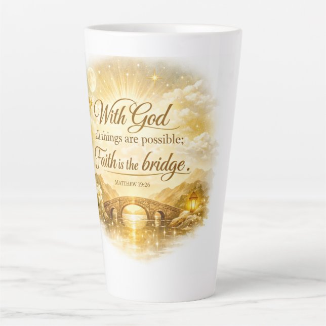 DE CAFÉ LATTE CANECA JOHN 3:16 (Frente)