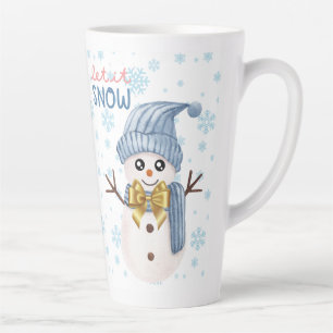 De Café Latte caneca latina estilo chrismast