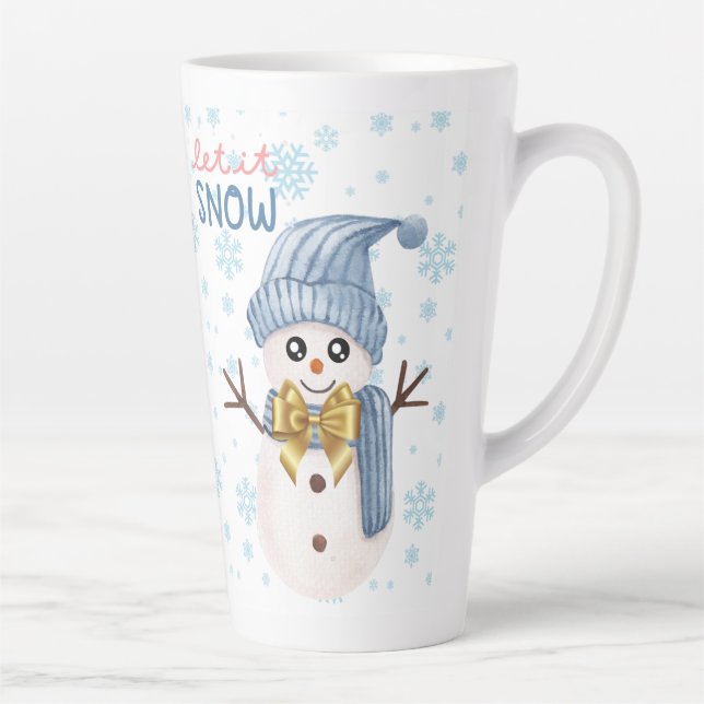 De Café Latte caneca latina estilo chrismast (Direita)