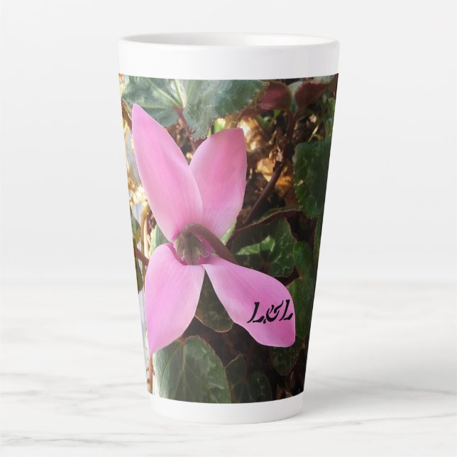 De Café Latte Caneca latina grande (Frente)