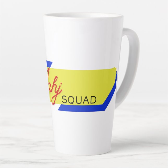 De Café Latte Caneca Mahj Squad (Ângulo direito)