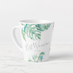 De Café Latte Caneca Melhor Mulher Tartaruga Marinha Aquarela
