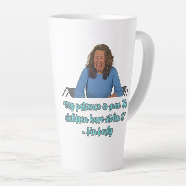 De Café Latte Caneca Minha Paciência Se Foi (Ângulo direito)