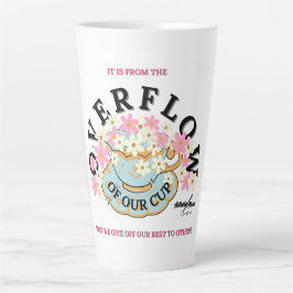 De Café Latte Caneca OVERFLOW Projetada por Adiela Akoo