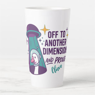 De Café Latte Caneca Personalizada UFO Ganso, Presente Divertido