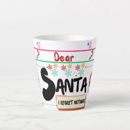 De Café Latte Caneca Querido Papai Noel: Beba & Compartilhe a Ma