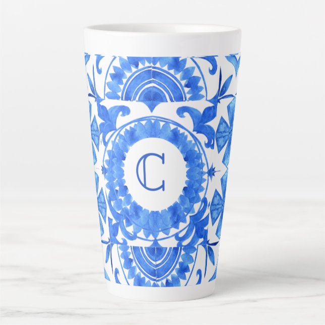 De Café Latte Caneca Sntorini (Frente)