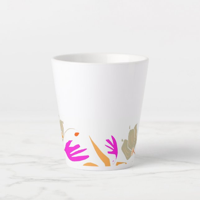 De Café Latte Composição temática natural Caneca tardia (Frente)
