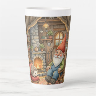 De Café Latte Cottagecore gnomo caneca encantada ouriço encantad