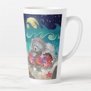 De Café Latte DANCIN'S COM A Caneca Azul-Chow STARZ