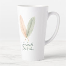 Duas Almas, Uma Calma – Caneca Serenidade Script