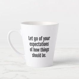 De Café Latte Expectativas na caneca tardia