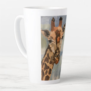 De Café Latte Girafa na caneca latina